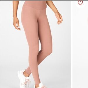 Fabletics High-Waisted SculptKnit® Legging Rose Brown